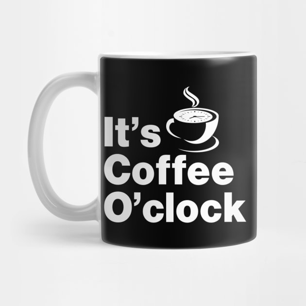 It's Coffee O'clock by Lasso Print